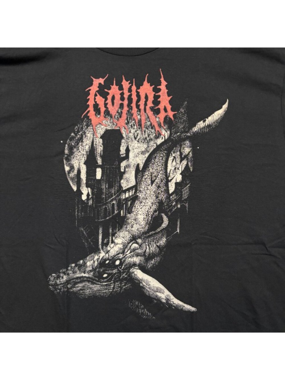 Gojira Whale Rock T-Shirt Size Extra Large - Picture 2 of 4